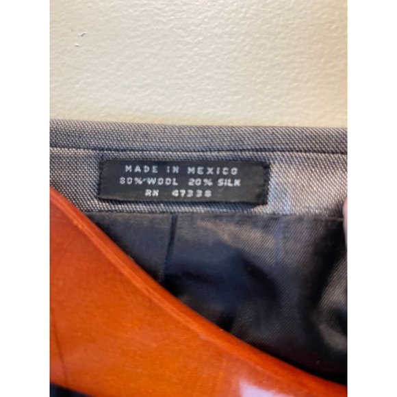 Jones New York Mens Suit Blazer Coat Single Breasted Long Sleeve Gray Size 48R - Picture 4 of 7